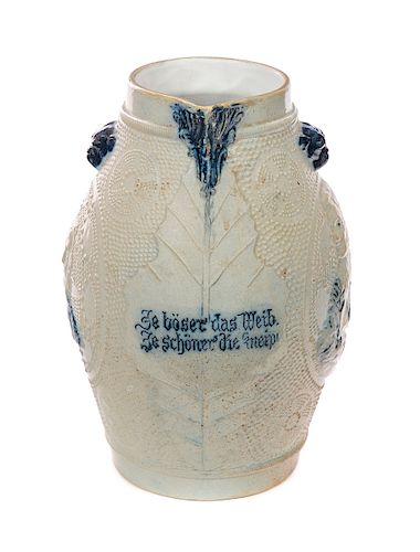 BLUE DECORATED FIGURAL