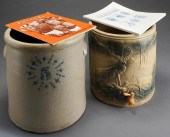 BLUE DECORATED GLAZED STONEWAR