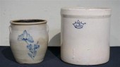 BLUE DECORATED SALT GLAZE STON