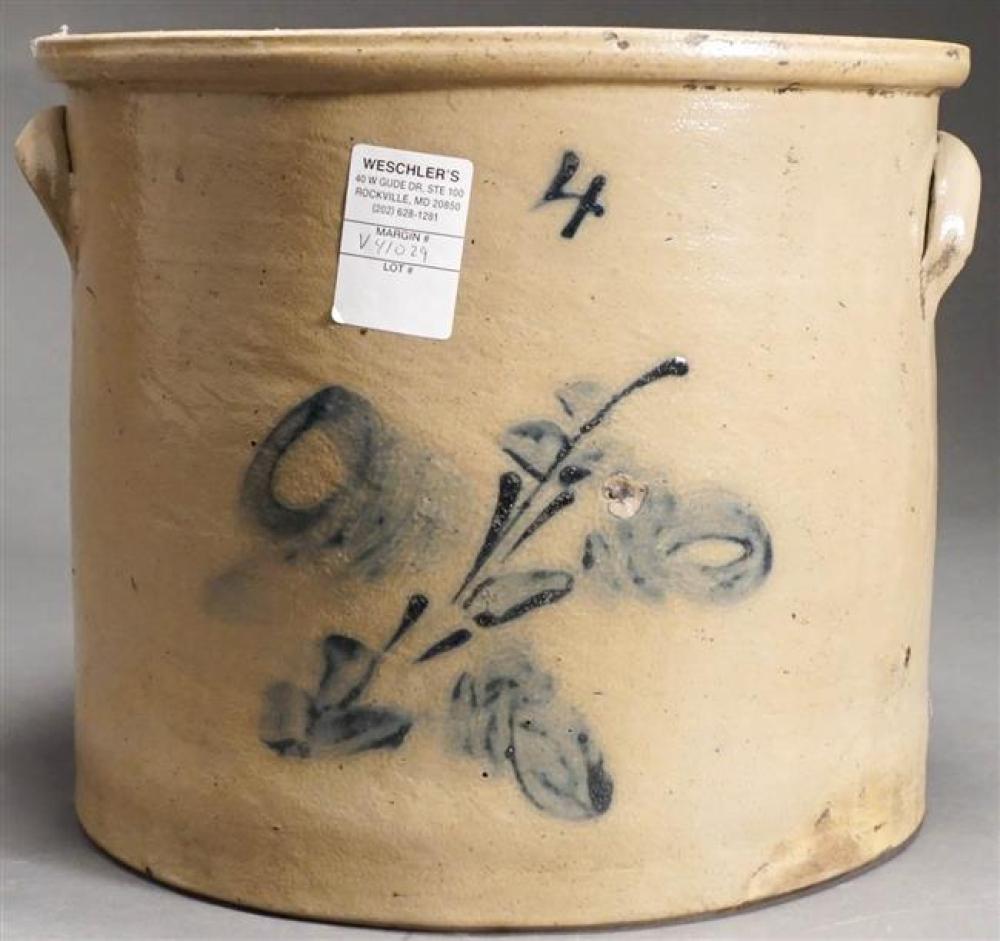 BLUE DECORATED STONEWARE