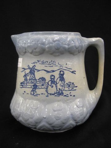 Blue Decorated Stoneware Pottery