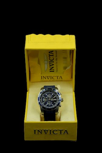 BLUE DIAL TACHYMETER INVICTA