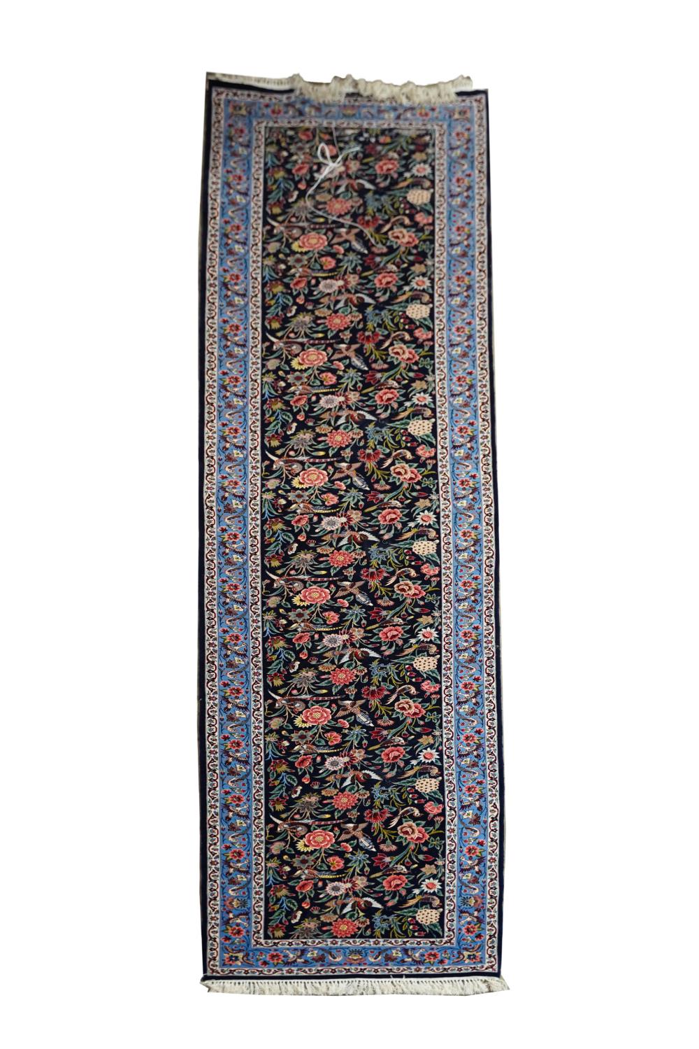 BLUE FIELD PERSIAN RUNNERsigned