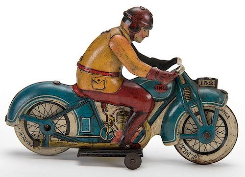 BLUE FRENCH MOTORCYCLEBlue French