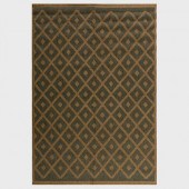 BLUE GEOMETRIC SISAL-TYPE RUG7