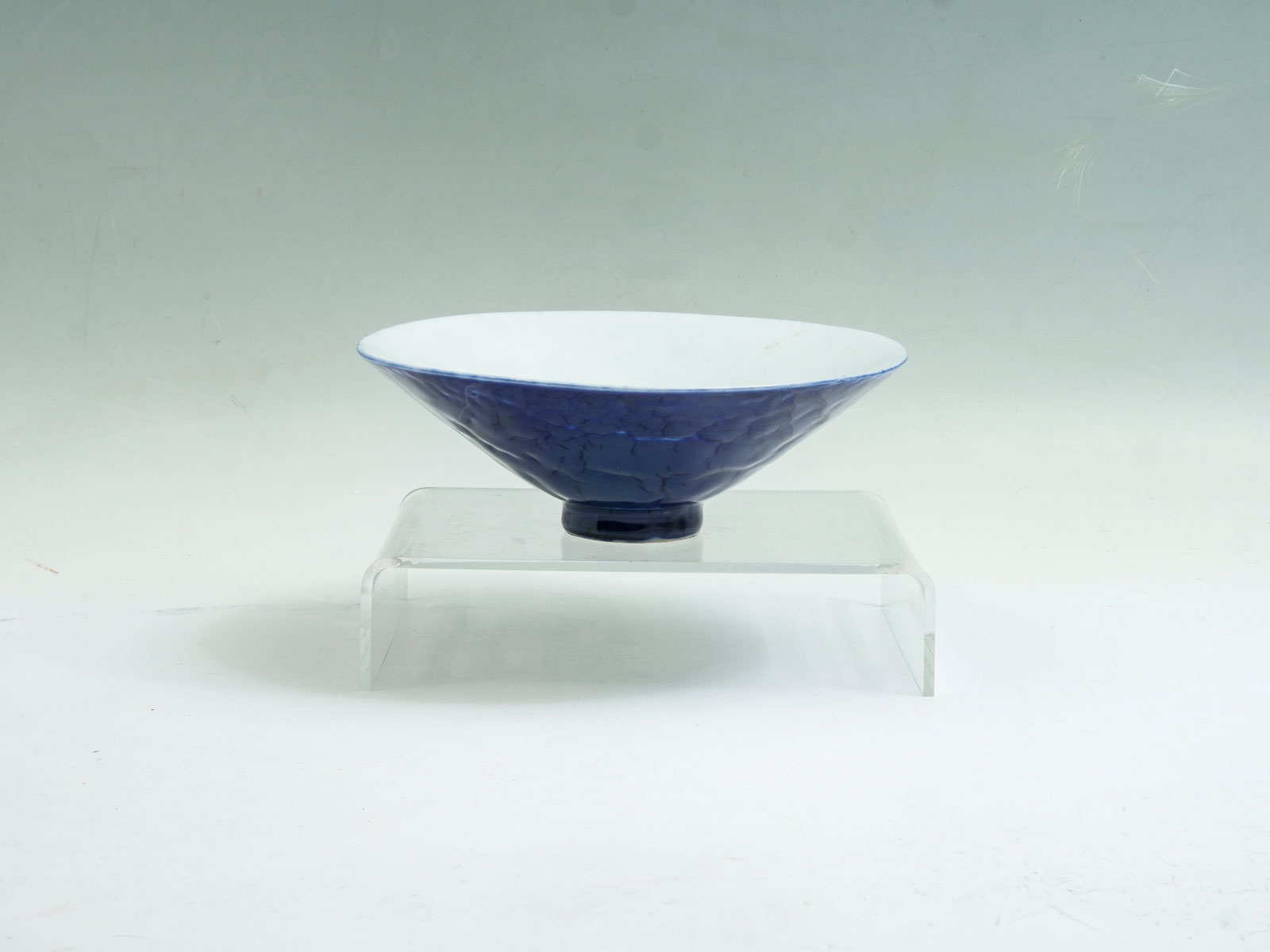 BLUE GLAZED CHINESE PORCELAIN