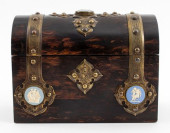BLUE JASPERWARE MOUNTED DOME-T