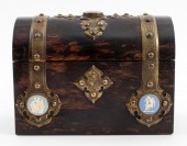 BLUE JASPERWARE MOUNTED DOME-T