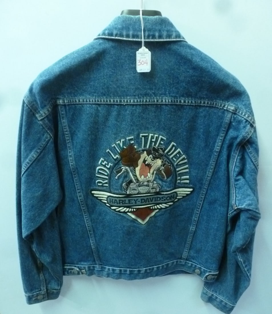 BLUE JEAN JACKET HARLEY DAVIDSON,