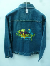 BLUE JEAN JACKET; JIMMY BUFFET