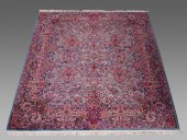 BLUE KIRMAN KARISTAN CARPET: A