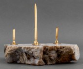 BLUE LACE AGATE MODERN DESK SE
