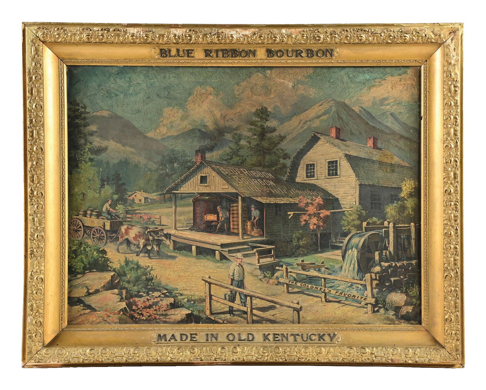 BLUE RIBBON BOURBON MADE IN OLD