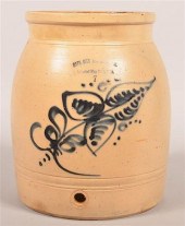 BLUE SLIP DECORATED STONEWARE