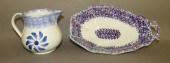 BLUE SPATTER CREAMER AND BLUE