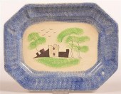 BLUE SPATTER FORT PATTERN IRON