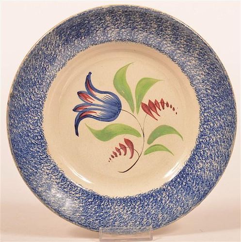 BLUE SPATTER IRONSTONE CHINA