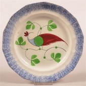 BLUE SPATTER PEAFOWL PATTERN P
