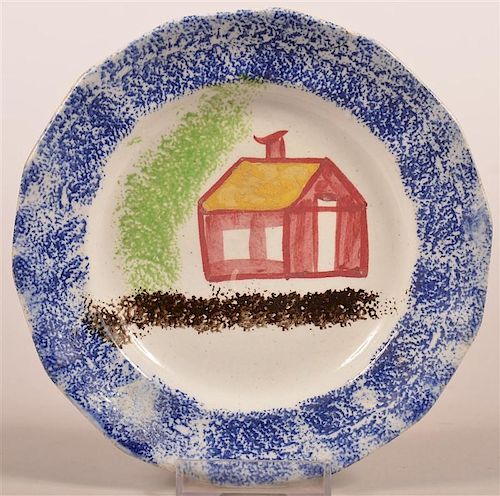 BLUE SPATTER SCHOOL HOUSE TODDY