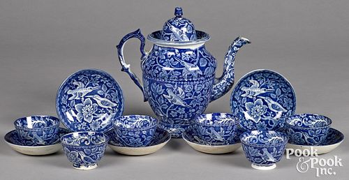 BLUE STAFFORDSHIRE BIRDS OF