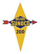 BLUE SUNOCO 200 GASOLINE PORCE