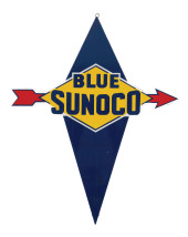 BLUE SUNOCO PUMP PLATE<br>SSP.
