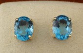 BLUE TOPAZ AND FOURTEEN KARAT