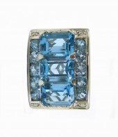 BLUE TOPAZ, DIAMOND AND FOURTE