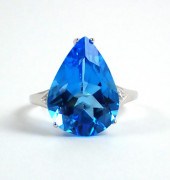 BLUE TOPAZ, DIAMOND AND FOURTE
