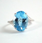 BLUE TOPAZ, DIAMOND AND FOURTE