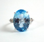 BLUE TOPAZ, DIAMOND AND FOURTE