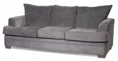 BLUE TRANSITIONAL SOFABlue Tra