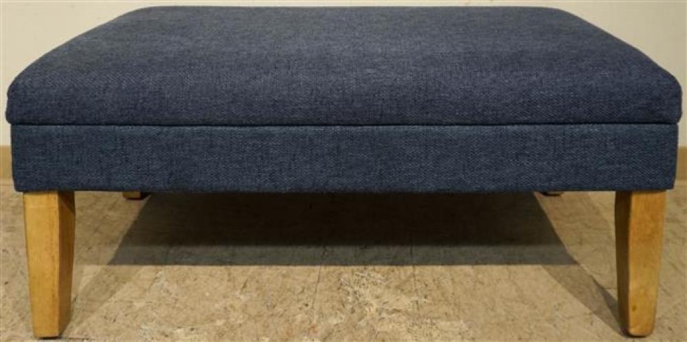 BLUE UPHOLSTERED STORAGE