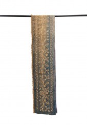 BLUE VELVET WITH GOLD WORK BAN
