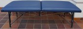 BLUE VINYL MASSAGE TABLEBlue V
