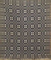BLUE & WHITE DOUBLE WEAVE COVE