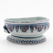 BLUE & WHITE FRENCH FAIENCE PO