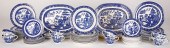 BLUE WILLOW DINNER SERVICEBlue