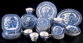 BLUE WILLOW DINNERWAREFifty se
