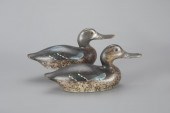 BLUE-WINGED TEAL PAIR WITH "DO