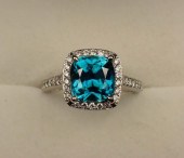 BLUE ZIRCON, DIAMOND AND FOURT