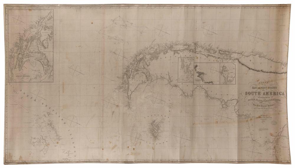 BLUEBACK CHART OF THE EAST AND WEST