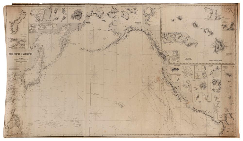 BLUEBACK CHART OF THE NORTH PACIFIC