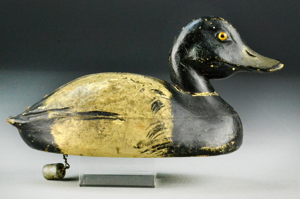 Bluebill Drake Duck DecoyNicely