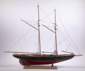 "BLUENOSE" WOODEN SHIP MODEL V