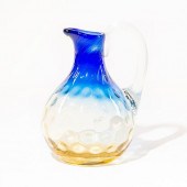 BLUERINA ART GLASS THUMBPRINT