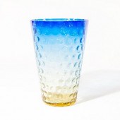 BLUERINA ART GLASS THUMBPRINT