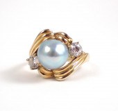 BLUISH GREY PEARL AND FOURTEEN