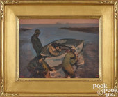 BO BARTLETT OIL ON CANVAS<br>B