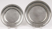 BOARDMAN PEWTER PLATES<br>Two